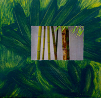 Bamboo Garden  12"x 12" $200 Acrylic on canvas Contact me directly to purchase